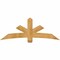 Ekena Millwork Alberta Rough Sawn Timber Gable Bracket, Western Red Cedar, 72"W x 27"H x 2"D x 6"F, 9/12 Pitch GBW072X27X0206ALB00RWR - alternate 1